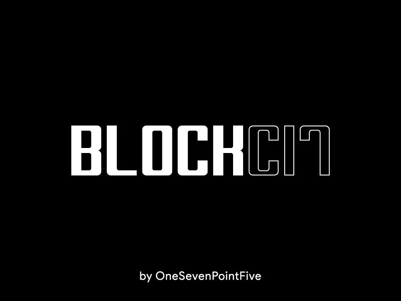 Block C Bold Font