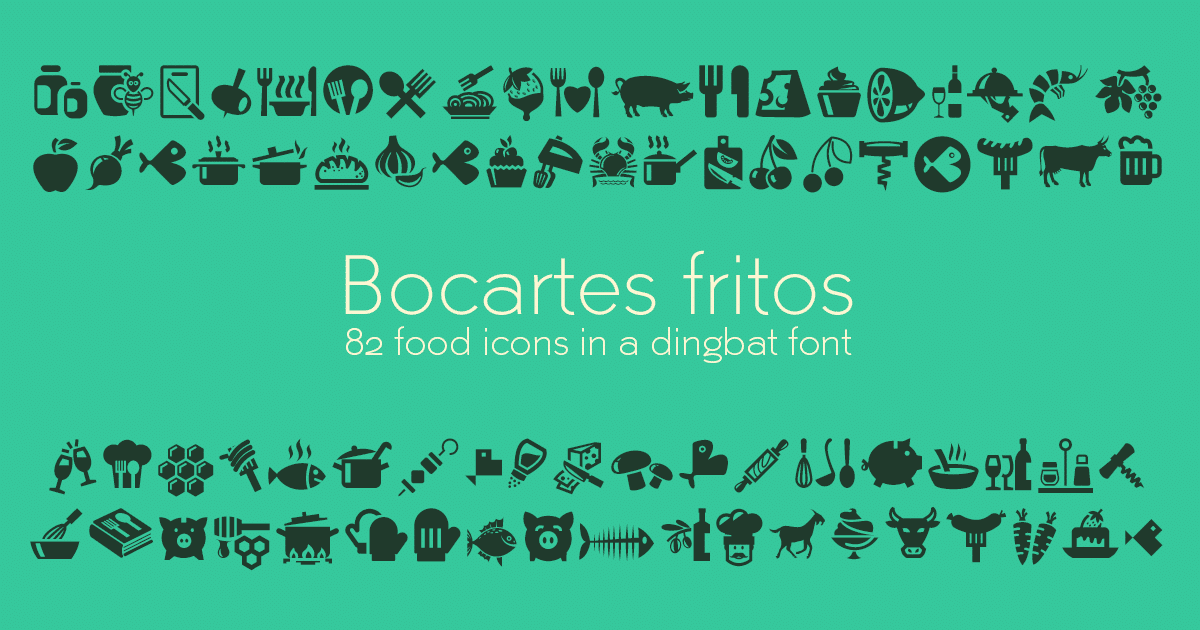 Bocartes Fritos Font