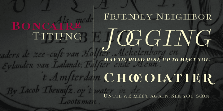 Boncaire Titling Font