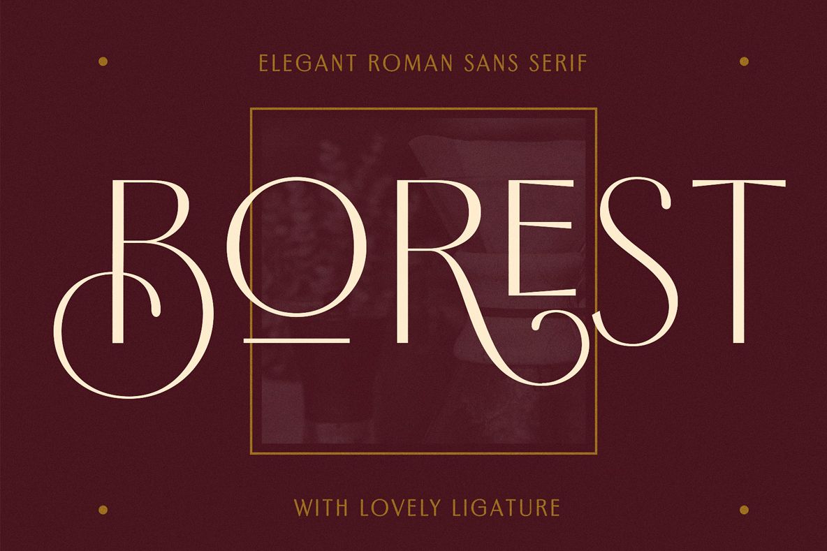 Borest Elegant Roman Sans Serif Font