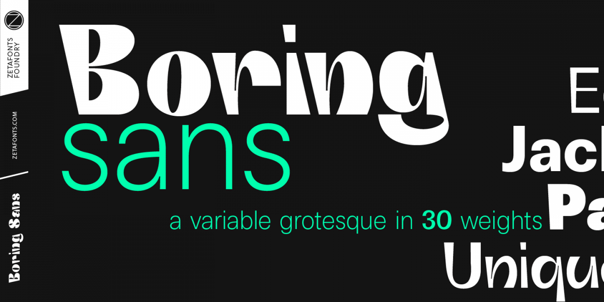 Boring Sans Serif Font