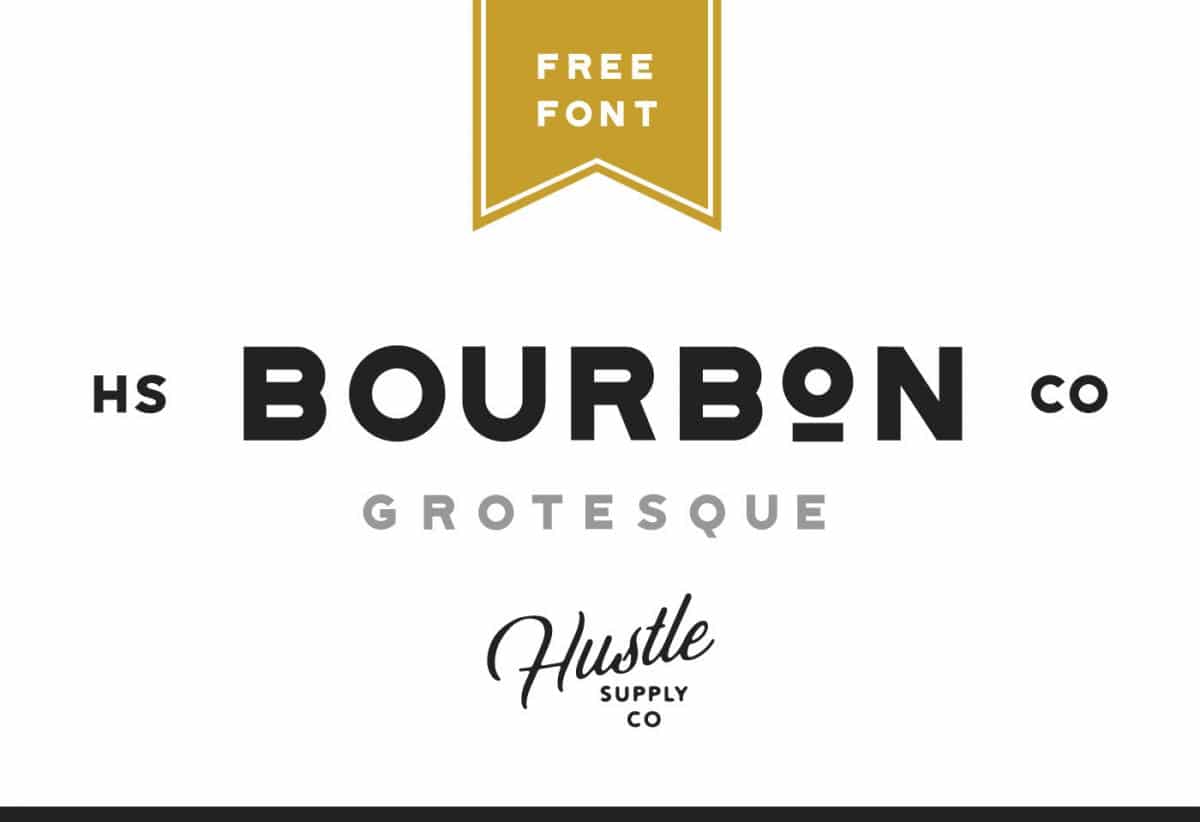 Bourbon Grotesque Font