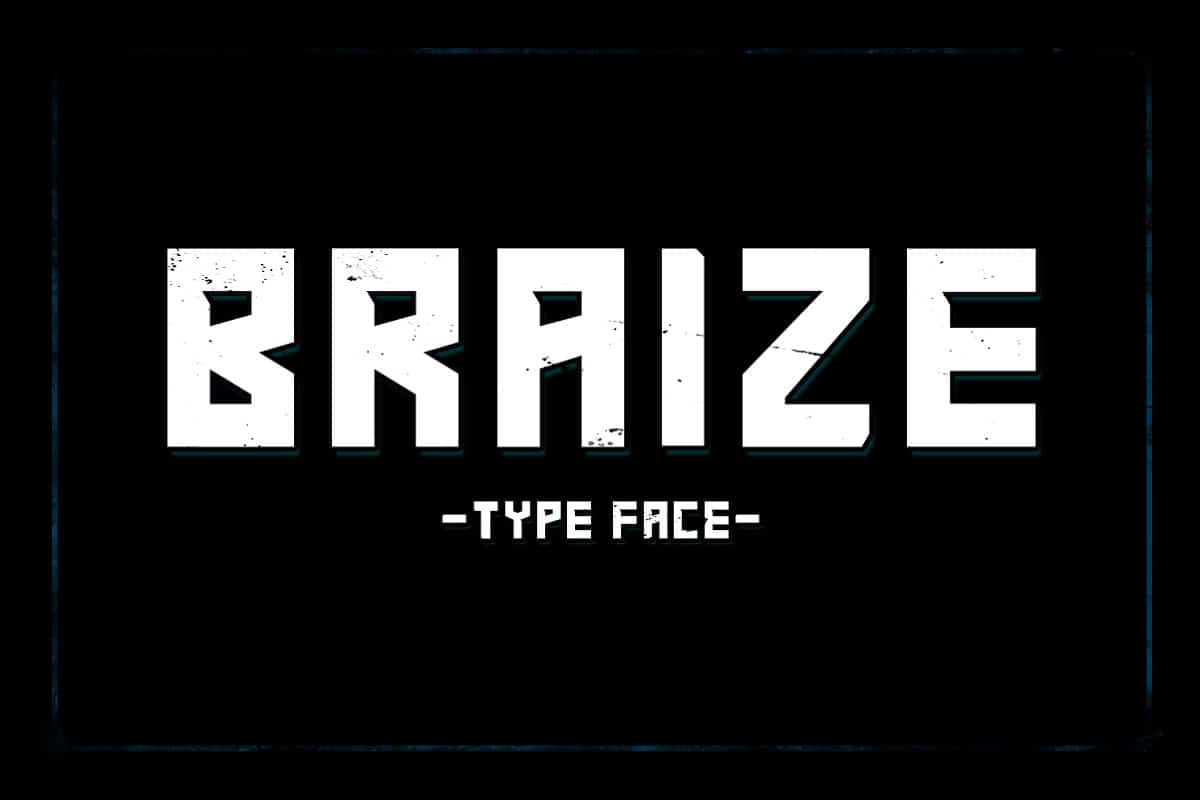 Braize Typeface