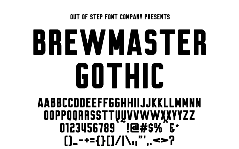 Brewmaster Gothic Round Font