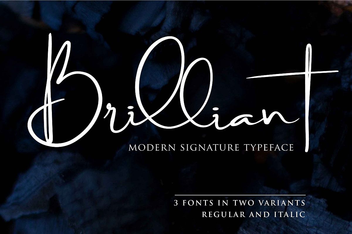 Brilliant Signature Font