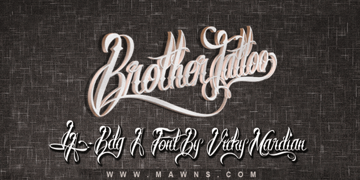 Brother Tattoo font