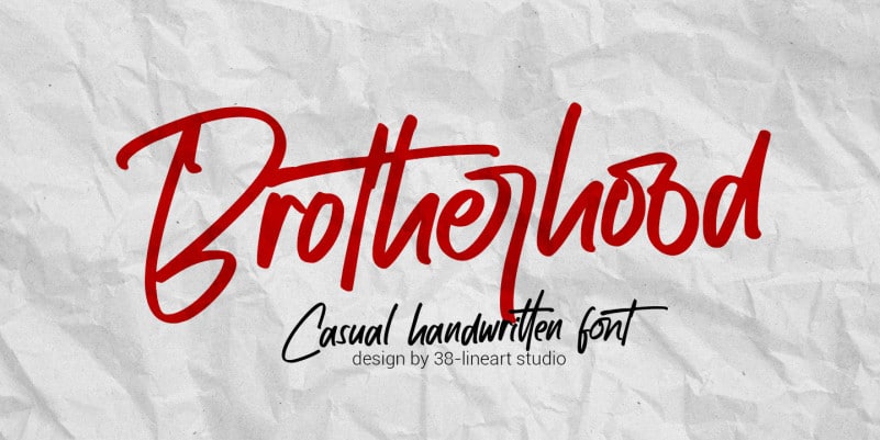 Brotherhood Font