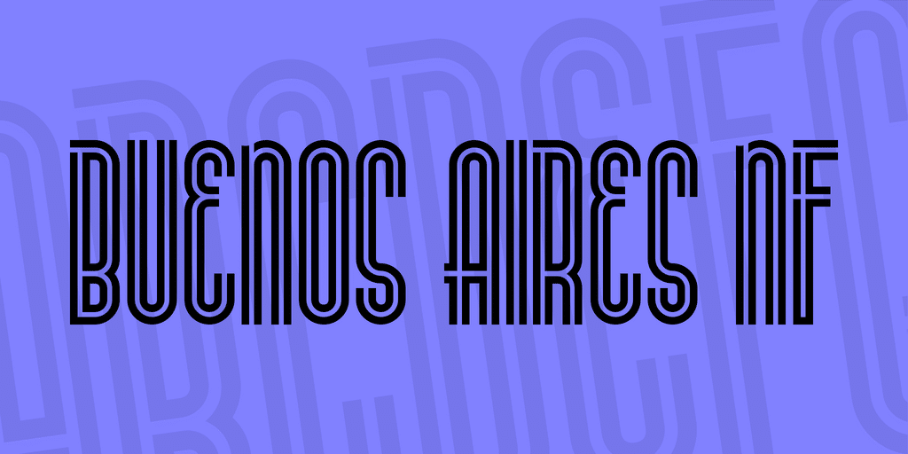Buenos Aires NF Font