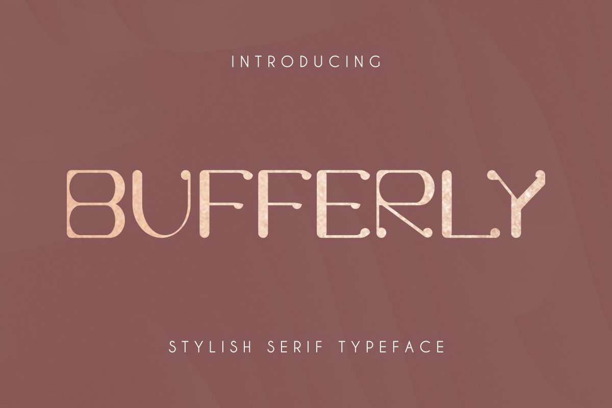Bufferly Serif Font
