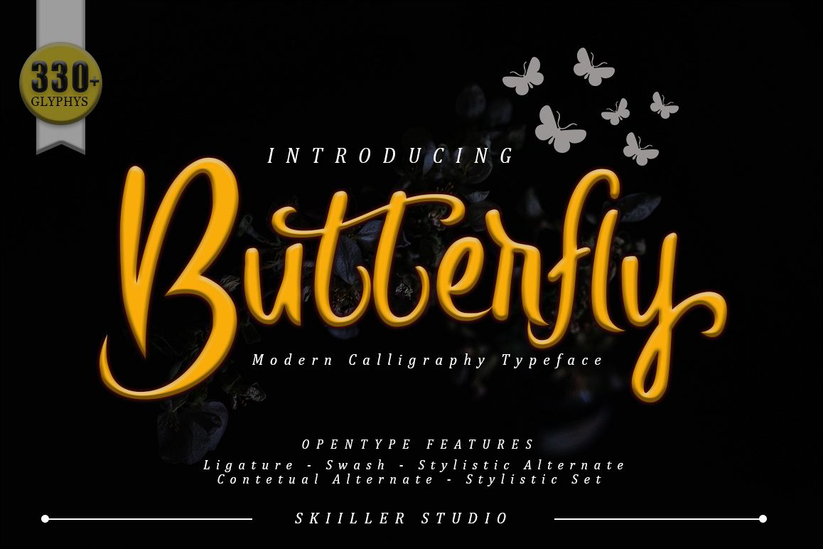 Butterfly Script Font
