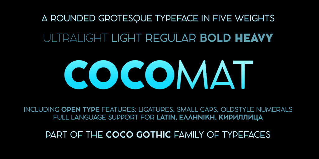 COCOMAT Font Family