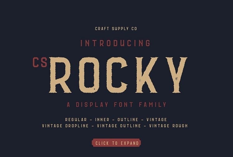 CS Rocky Font