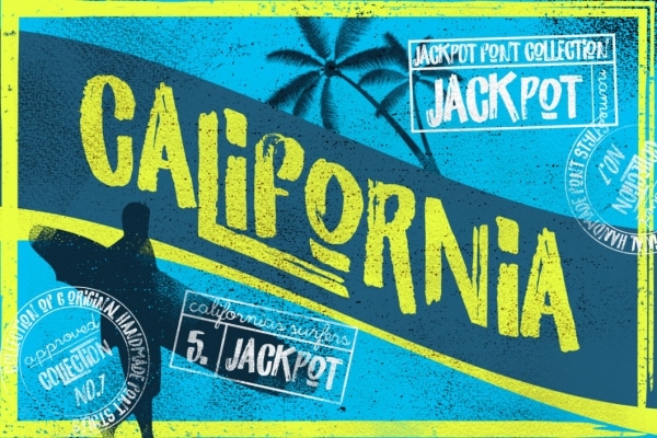 California Brush Font