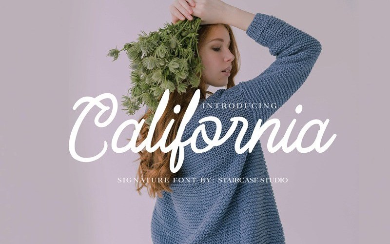 California Handwritten Font