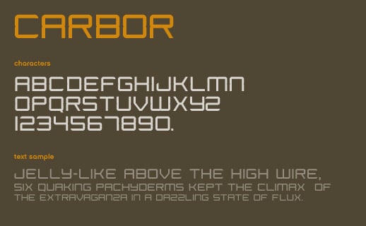 Carbor Font