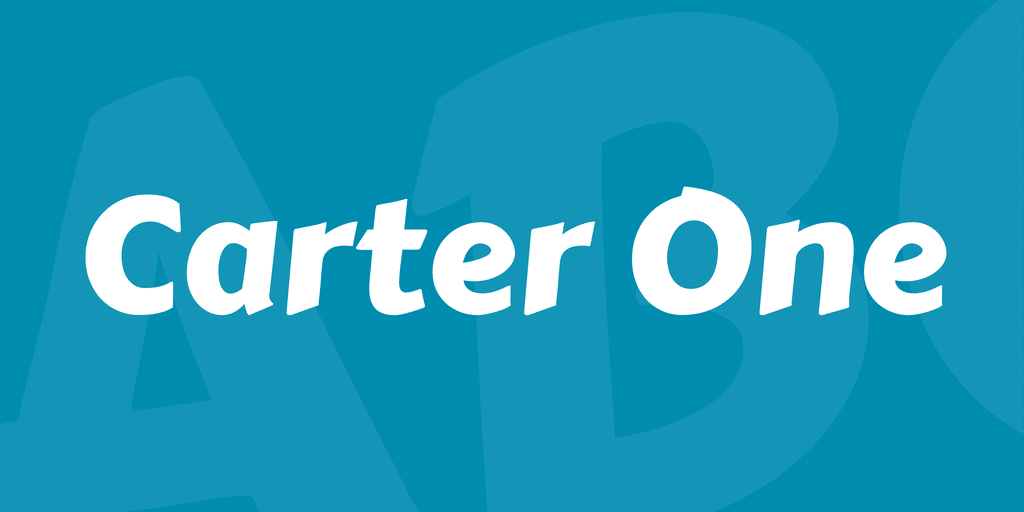 Carter One Font