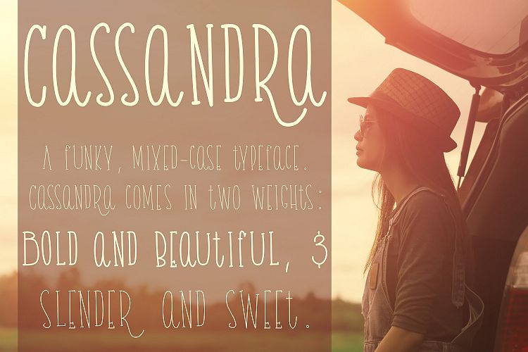 Cassandra Script Font