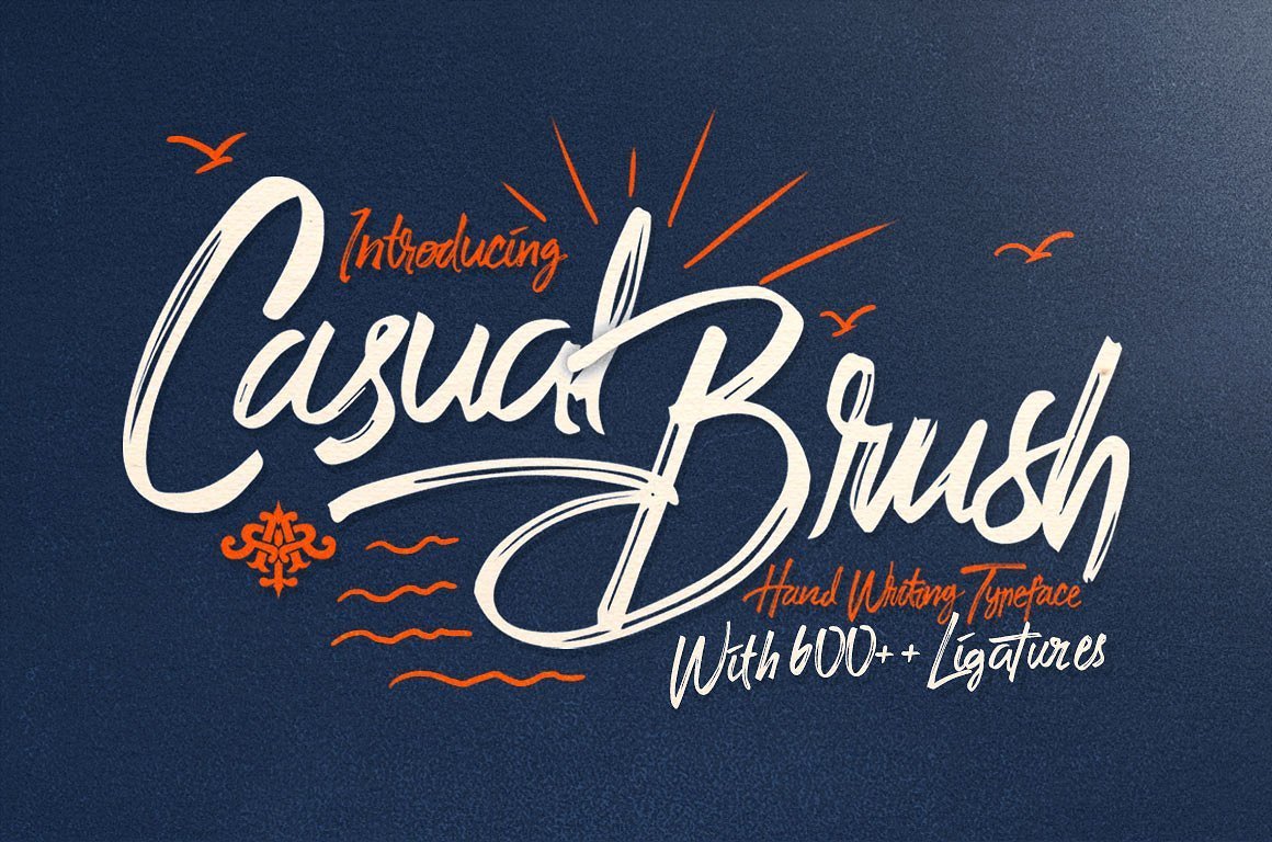 Casual BrushSwash Font