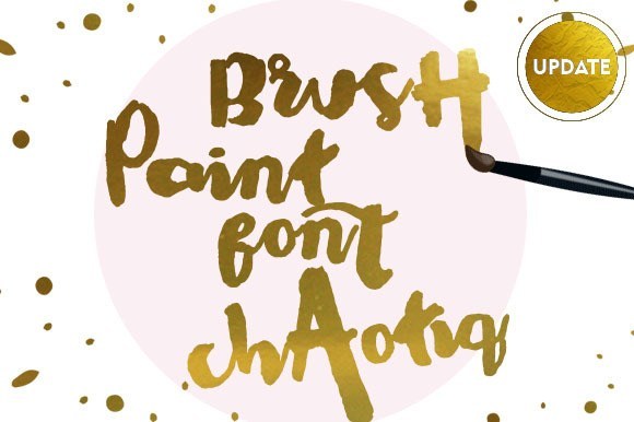 Chaotiq Modern Paint Brush Font Free