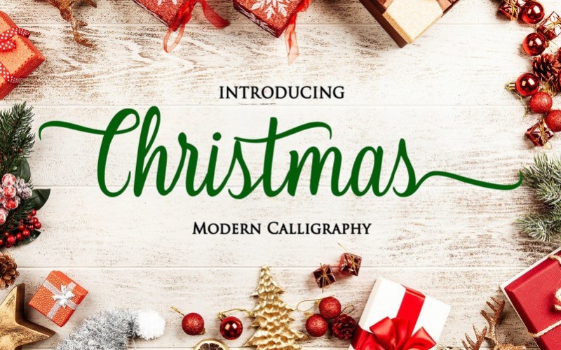 Christmas Calligraphy Font