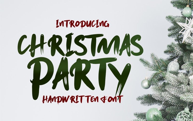 Christmas Party Font