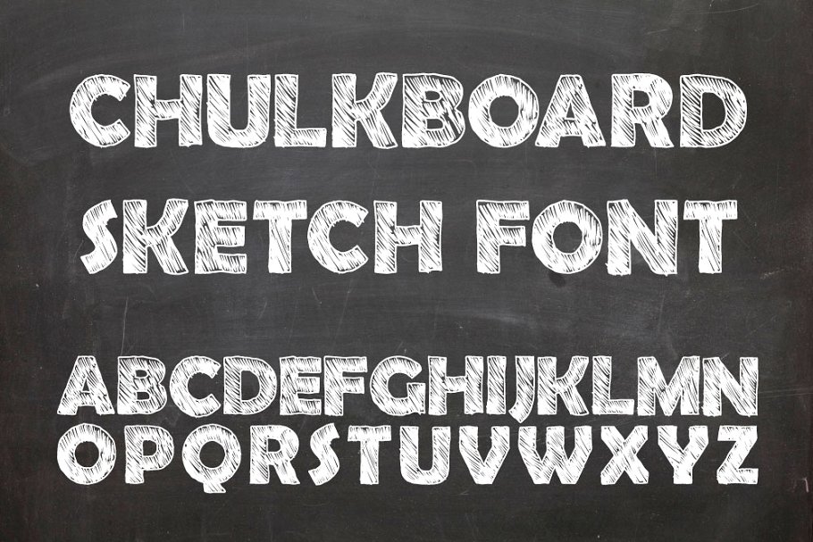 Chulkboard Sketch Font