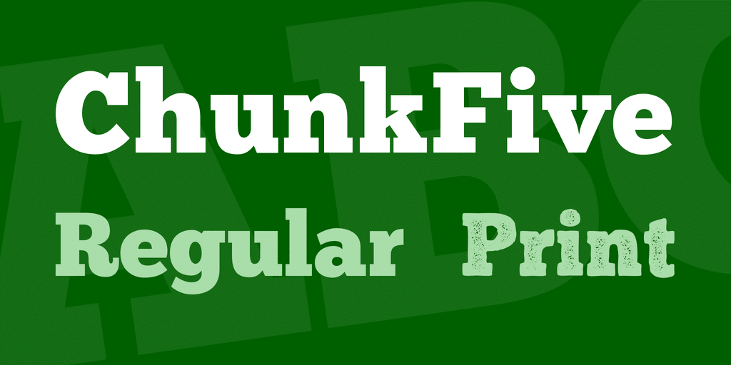 ChunkFive Font
