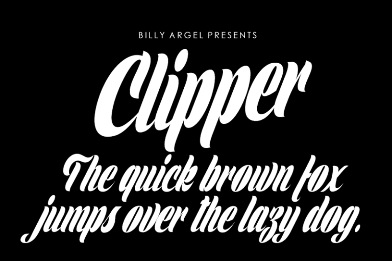 Clipper Script Font