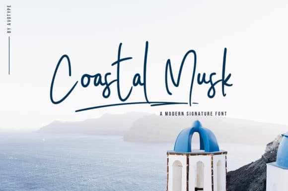 Coastal Musk Handwritten Font