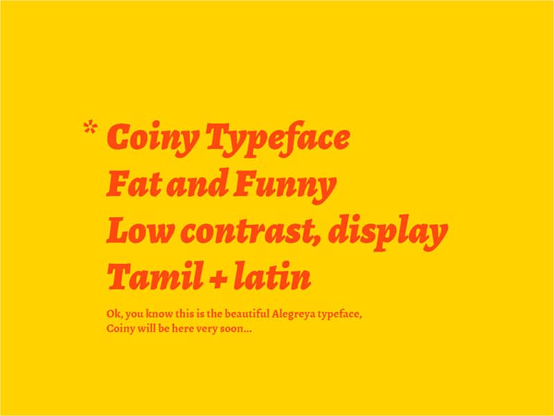 Coiny Font