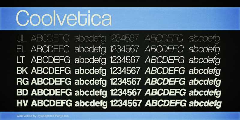 Coolvetica Font