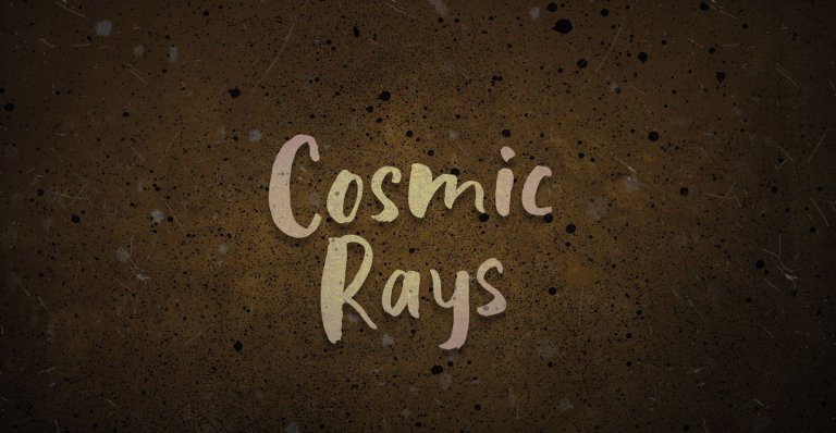 Cosmic Rays Font