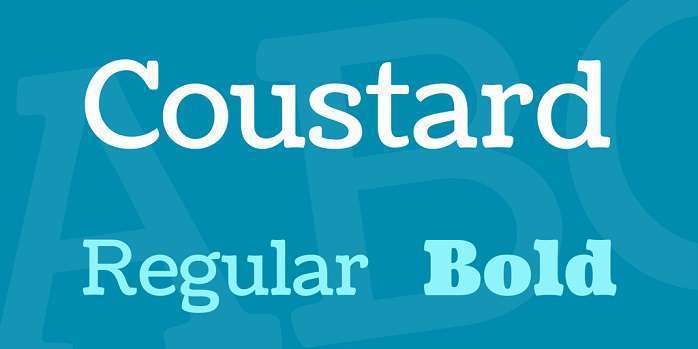 Coustard Font