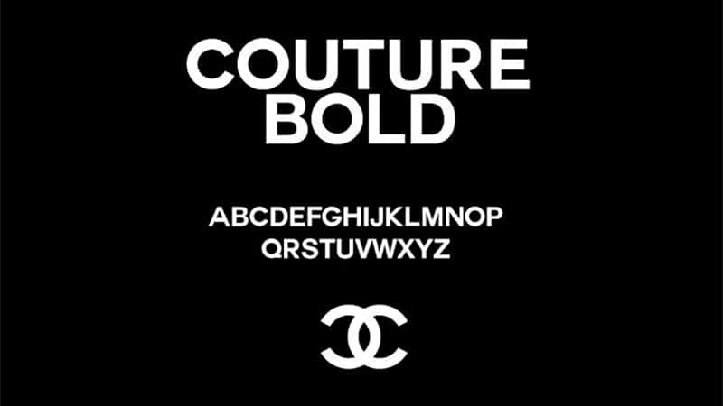 Couture Font Chanel Font