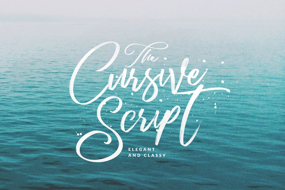 Cursive Script Font