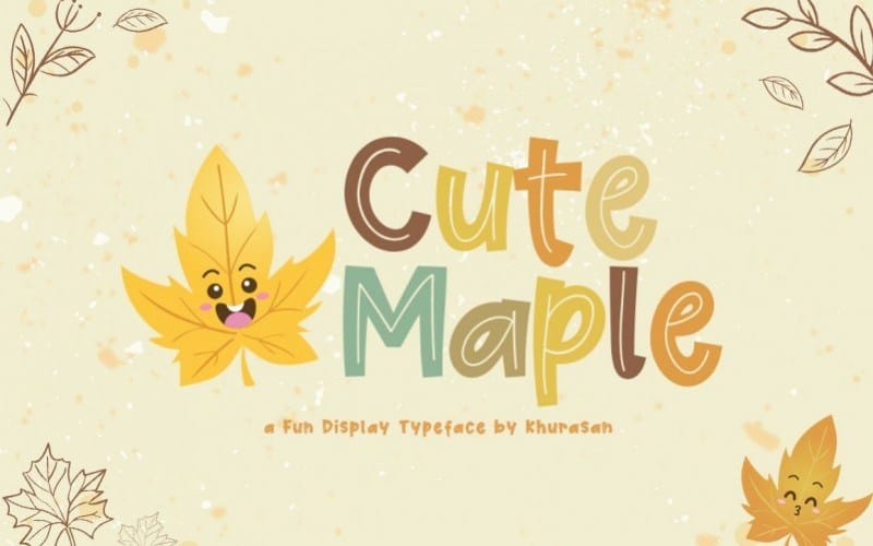 Cute Maple Font
