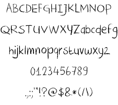 DK Crayon Crumble font