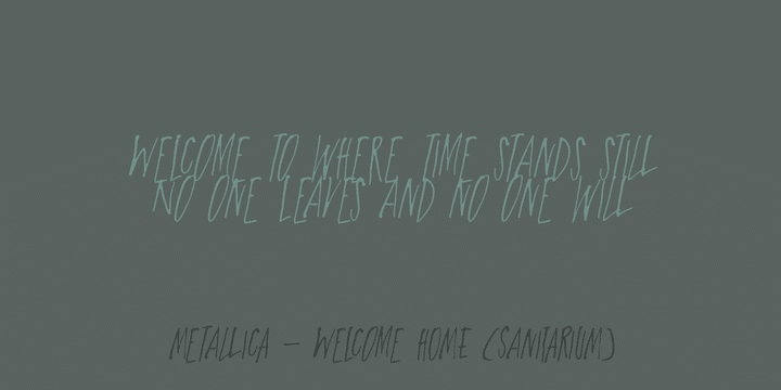 DK Paradise Lost Font