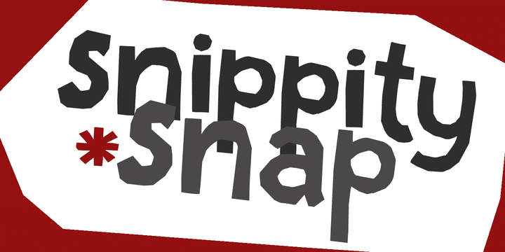 DK Snippity Snap Font