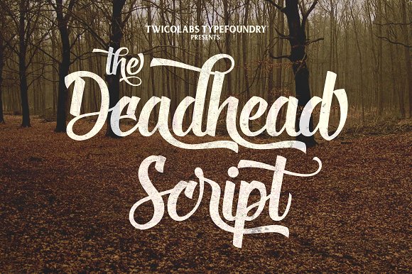 Deadhead Calligraphy Font