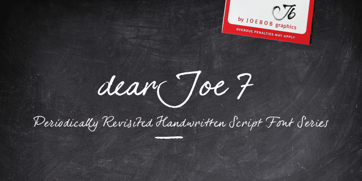 DearJoe Handwritten Font