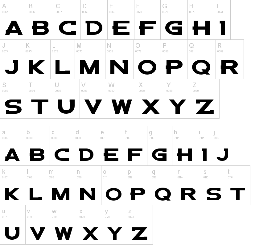 Denver Bronco Custom Font