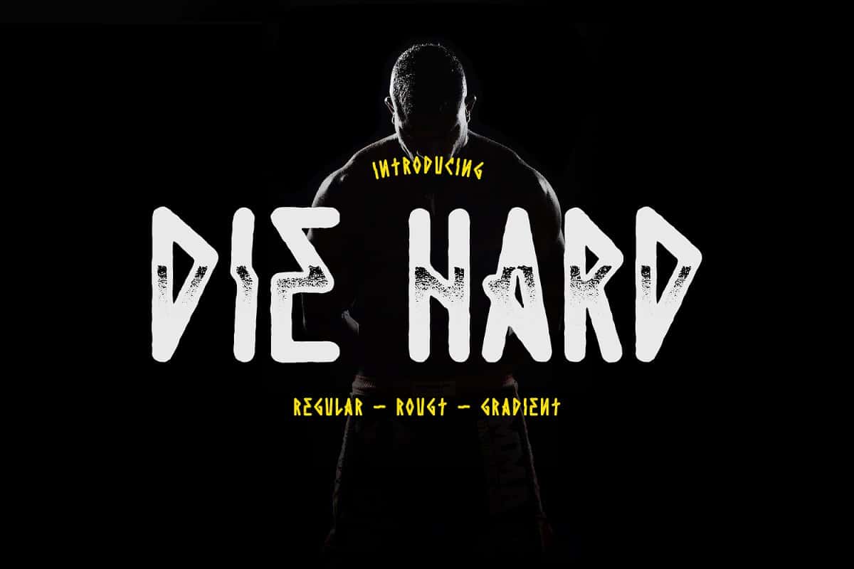 Die Hard Typeface