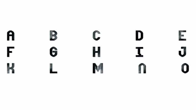 Distortion Font