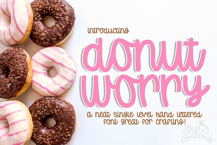 Donut Worry Handwritten Font