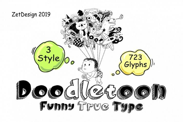 Doodletoon Cartoon Font