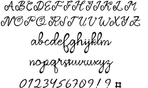Dragonfly Script Font