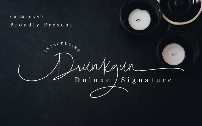 Drunkgun Handwritten Font