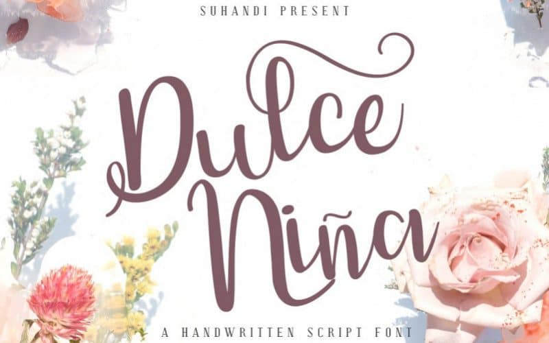 Dulce Nina Calligraphy Font
