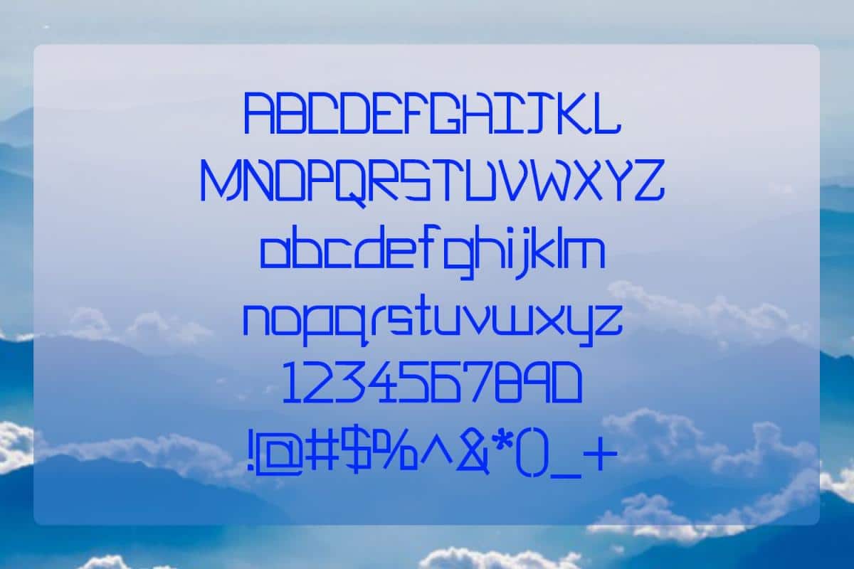 EP Heaven Typeface